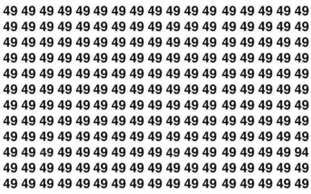 7 saniyelik IQ testi: 49’ların arasındaki 94’ü çoğu kişi bulamıyor