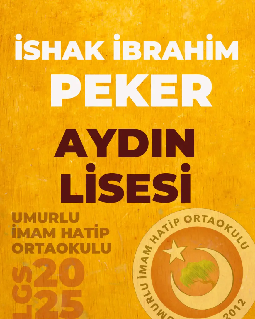 UMURLU İMAM HATİP ORTAOKULU’NDAN LGS’DE GURURLANDIRAN BAŞARI!