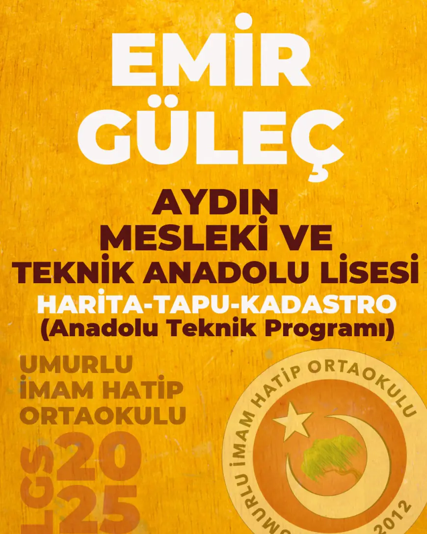 UMURLU İMAM HATİP ORTAOKULU’NDAN LGS’DE GURURLANDIRAN BAŞARI!