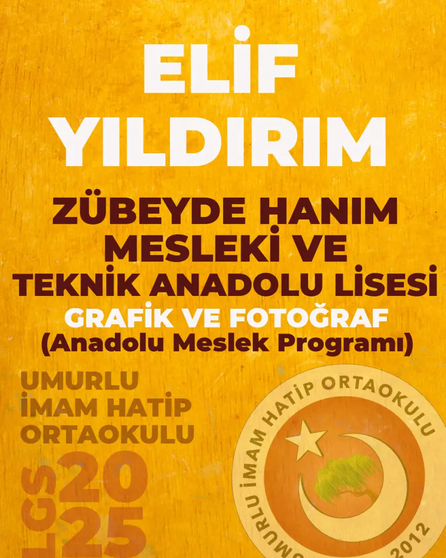 UMURLU İMAM HATİP ORTAOKULU’NDAN LGS’DE GURURLANDIRAN BAŞARI!