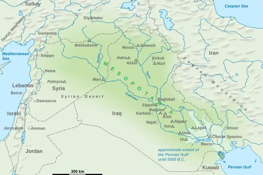 Hangi antik uygarlık, İki Nehir Arasındaki Bölge'de (Mezopotamya) kurulmuştur?